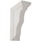Ekena Millwork 2 1/4"W x 5"D x 7"H Hamilton Traditional Wood Vintage Decor Bracket, Chalk Dust White BKTWD02X05X07HAWH - alternate 1